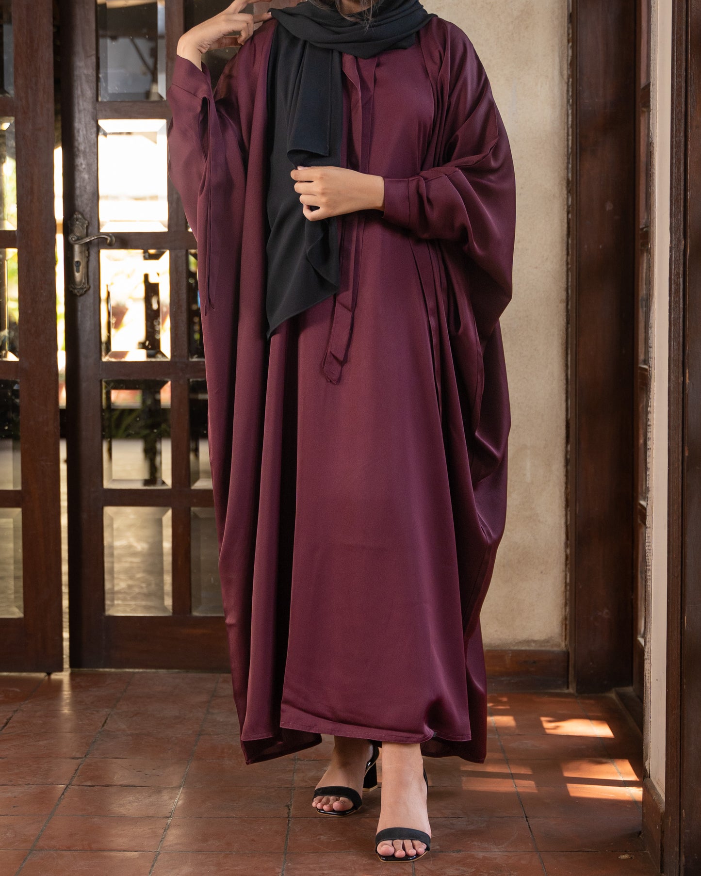 Iqra || Laces Design Abaya || Nida Fabric