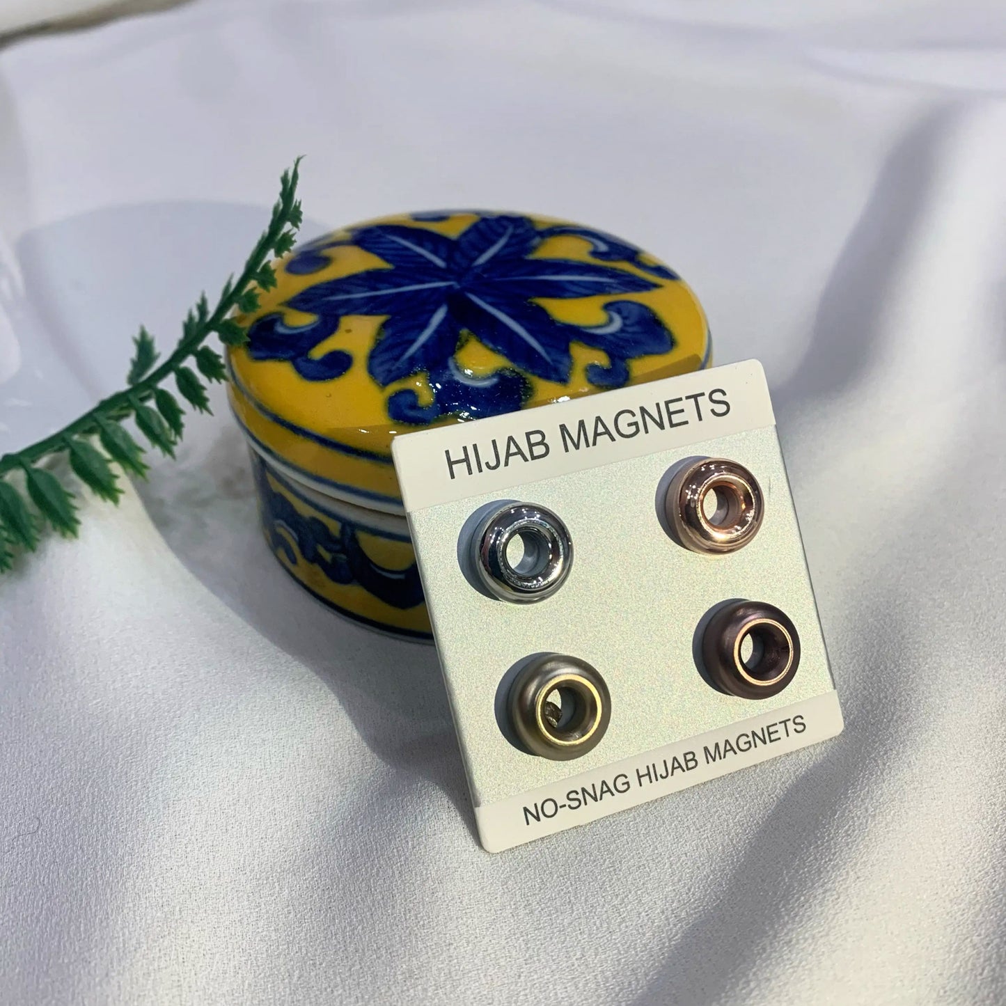 Metal Magnet Pins || Donut || Set of 2