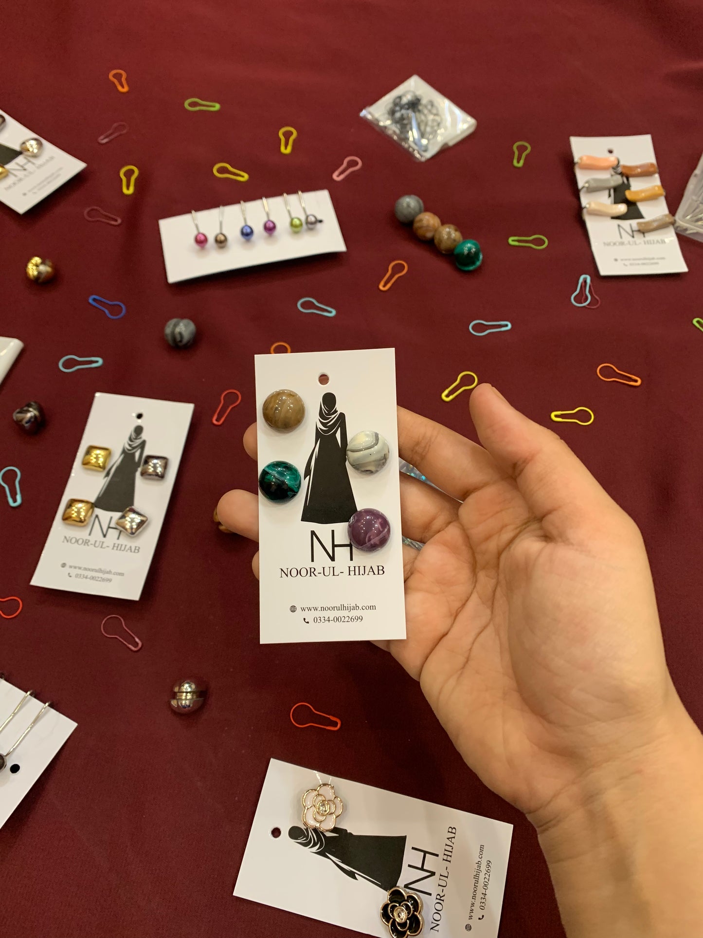 Marble Magnets (3pc) || Hijab Magnets