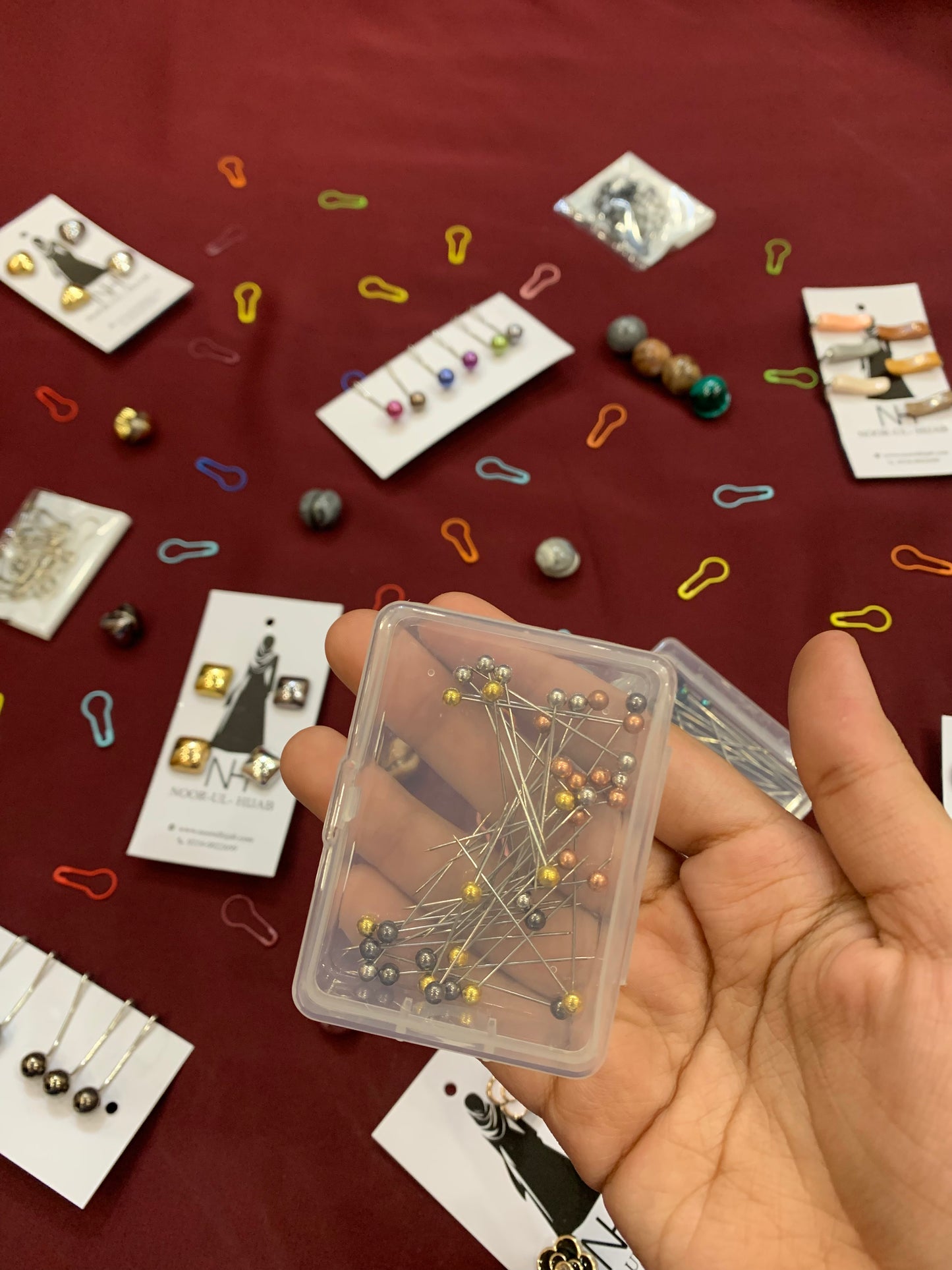 Multi Small Pins (12pc) || Hijab Pins