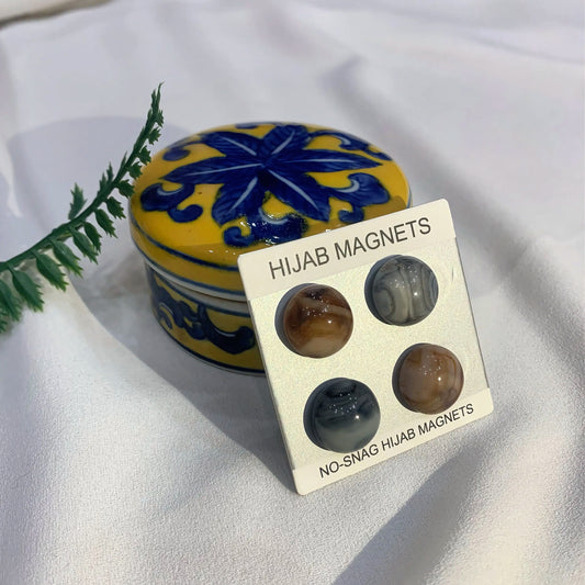 Marble Magnet Pins ||  Set of 2