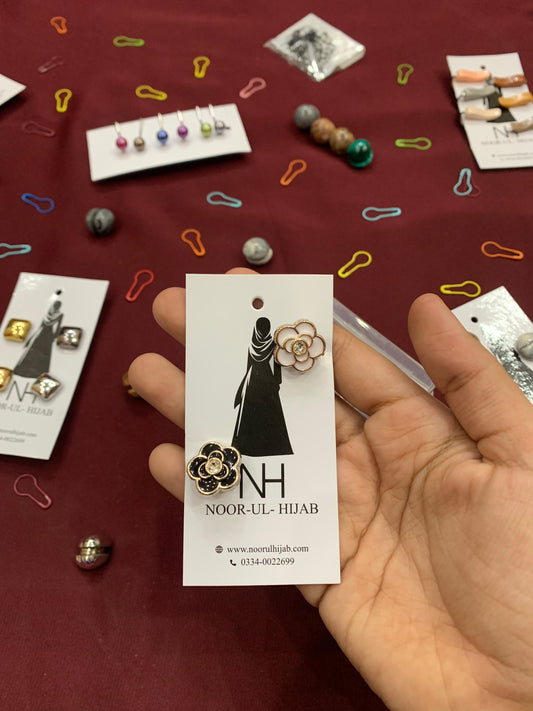 Flower Pins || Hijab Pins
