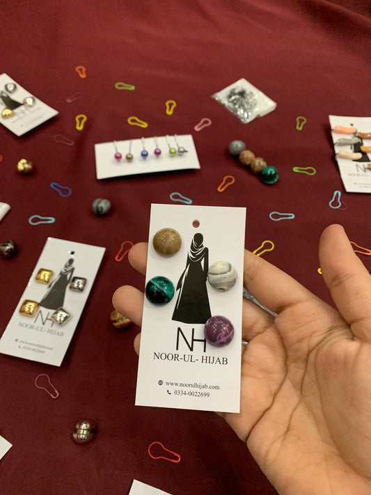 Marble Magnets (3pc) || Hijab Magnets
