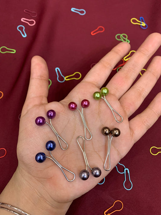 Twist Pins (3pc)|| Hijab Pins || Multicolored