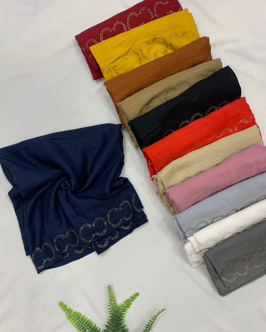 Mashal Hijabs || Crystal Trim